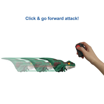 Mattel Jurassic World Dominion Uncaged Click Tracker Velociraptor Dinosaur Action Figure, Toy Gift With Interactive Motion And Sound, Clicker Control