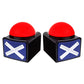 Ribosy Game Answer Buzzer, Game Buzzer With Lights And Sound Trivia Quiz Got Talent Buzzer, Buzzer Buttons For Game Show (Red-Black (2 Pack))