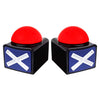 Ribosy Game Answer Buzzer, Game Buzzer With Lights And Sound Trivia Quiz Got Talent Buzzer, Buzzer Buttons For Game Show (Red-Black (2 Pack))