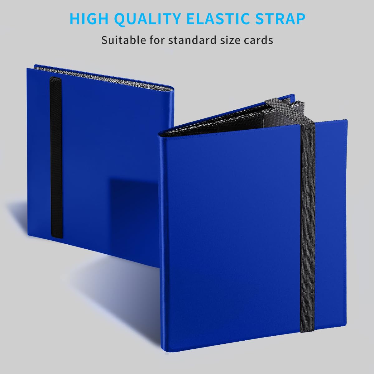 Jiqeznl Card Binder, Upgraded 9 Pockets Trading Card Collection Binder For Cards, 360 Card Book Holder Album For Yugioh, Mtg, Tc