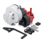QUE-T Metal Aluminum Dig Gearbox Complete Transmission Case with Gear for 1/10 Axial SCX10 RC Car Upgrade Parts
