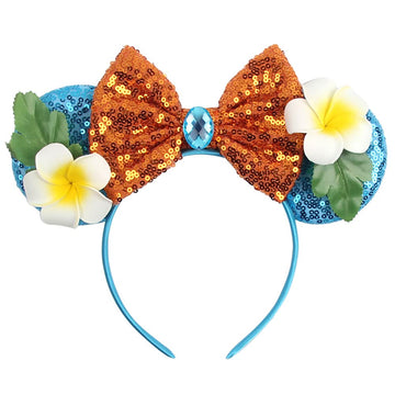 Girls Moana Dress Up Accessories - Moana Headband & Costume Accessories For Kids - Halloween & Christmas Party Favors
