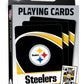 Masterpieces - Nfl Playing Cards, Officially Licensed Pittsburgh Steelers Football Deck, Family Games For Adults And Kids, Standard Index