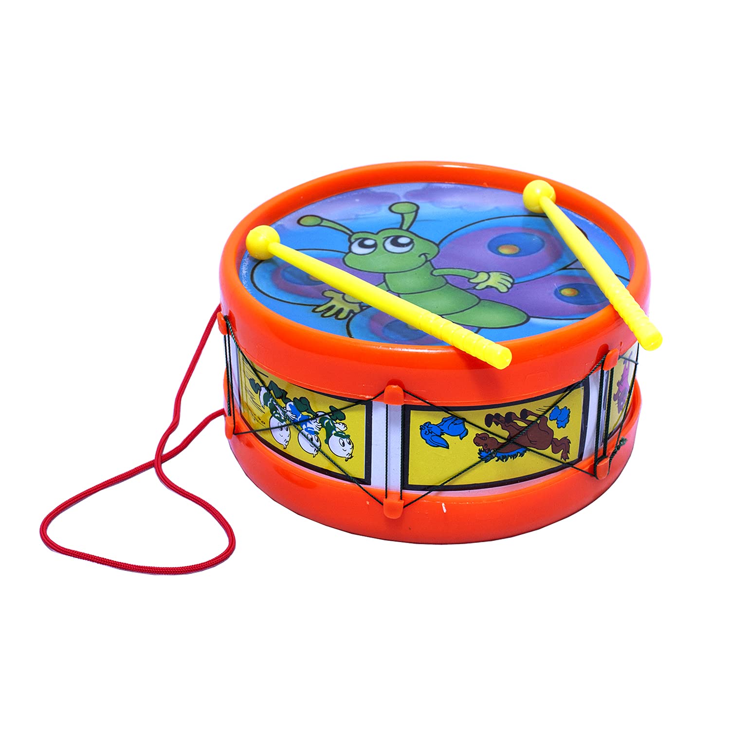 Negi Big Musical Drum Plastic Toy For Kids