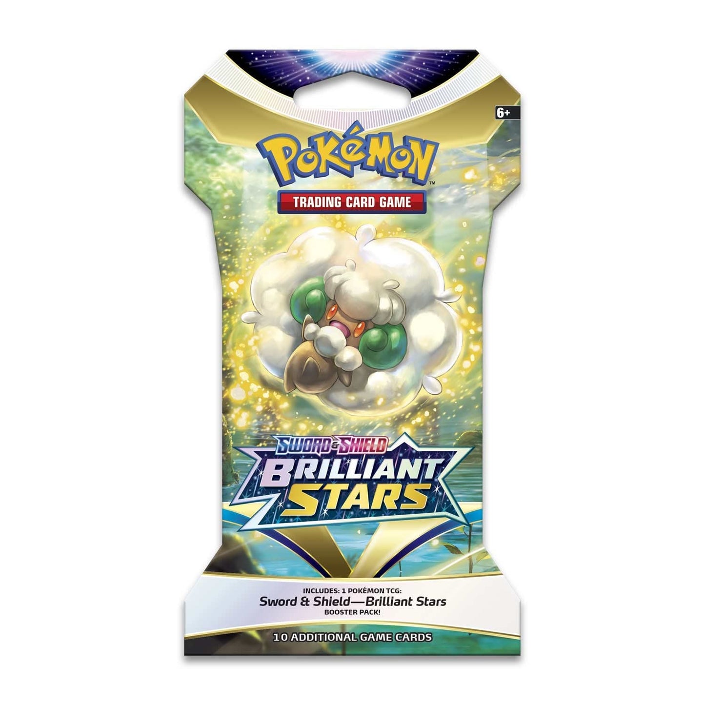Pokemon decorative replica blade and Shield Brilliant Stars (8) Sleeved Booster Packs Sealed