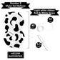 40 Inch Cow Print Balloon, Number 8 Balloons Cow Balloons For 8St Birthday Decoration, Large Cow Number Balloons For Western Par