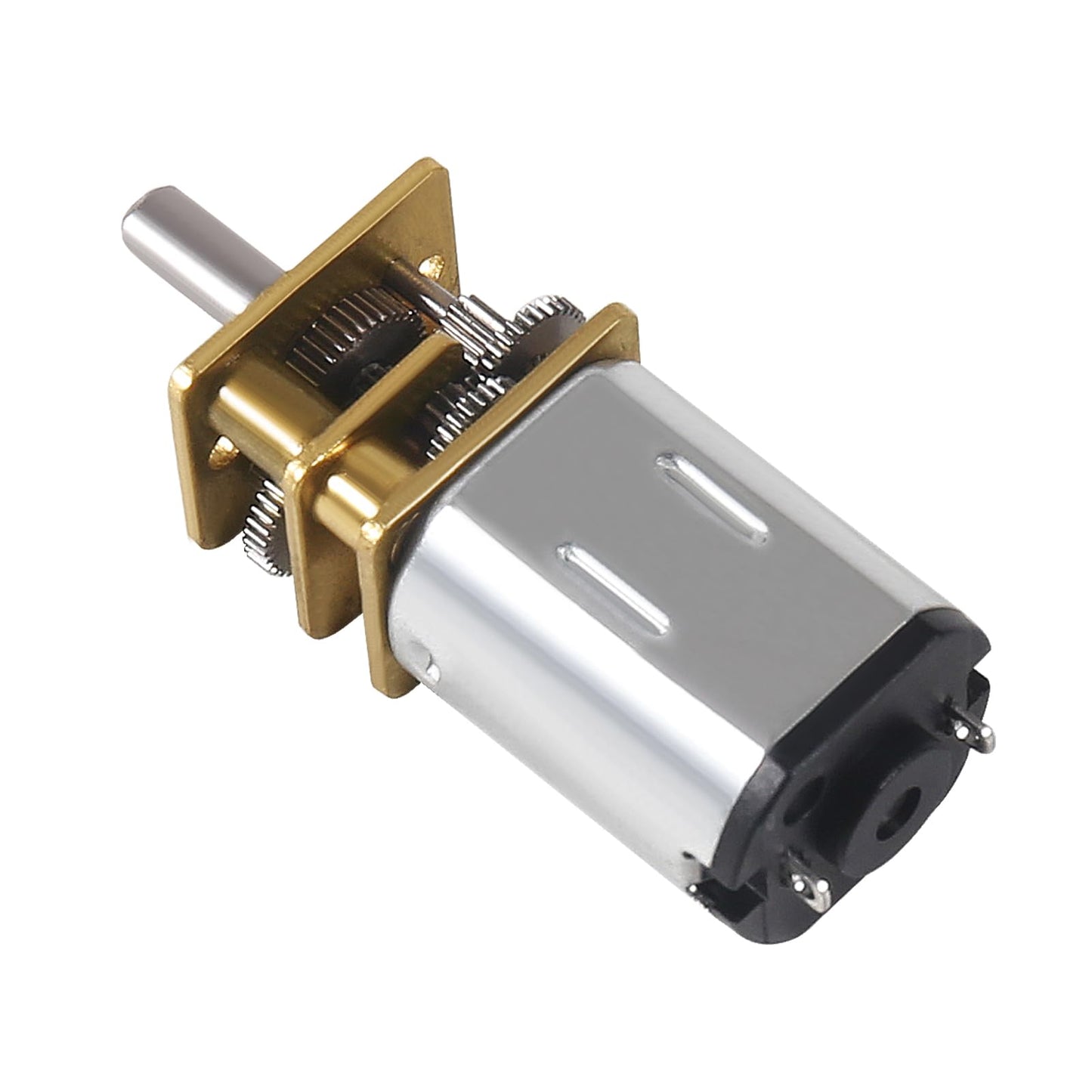 4Pcs DC 12V 1000RPM Gear Motor Full Metal Geared Mini Micro Gear with Gearwheel 1000RPM N20 Speed Reduction Motor for DIY RC Toy