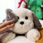 Uoozii 16'' | 3 Pounds Grey & White Dog Weighted Stuffed Animals - Cute Weighted Plush Toy Comfort Big Weighted Throw Pillow Gif