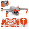 Wrapgrade Skin Compatible With Dji Air 2S | Accent Color A (Neon Orange)