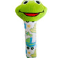 Minku Creations Baby Rattle Soft Toy With Squeeze Handle  Squeaky Sound For Babies & Toddlers (Green),Pack Of 1