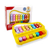 UCRAVO 2 In 1 Baby Piano Xylophone Toy For Toddlers 13 Years Old, 8 Multicolored Key Piano, Preschool Educational Musical Learn