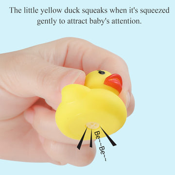 60 Pcs Rubber Ducks Bath Toys Mini Ducks Float And Fun Squeak For Baby Kids Bath Toy Shower Decorations Birthday Party Carnival