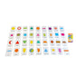 Enakshi 36 Pieces Learning Flashcards Toddlers Toys Children Cognition Cards For Baby Shaped|Toys & Hobbies | Educational | Othe
