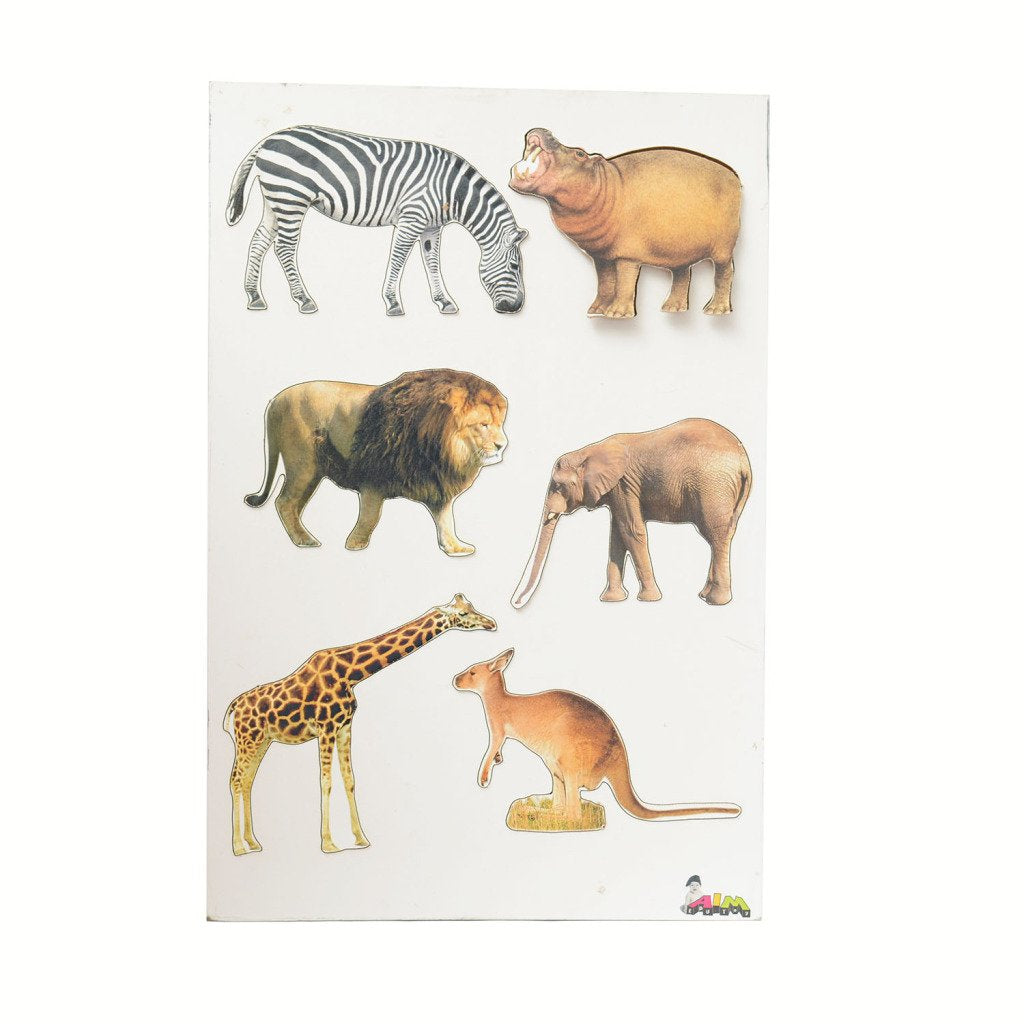 Apoyo WOODEN WILD ANIMAL PUZZLE