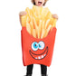 Seasons Halloween Costume Children Hamburg Costume French Fries Costume (French Fries Costume4-8T),Red,Medium