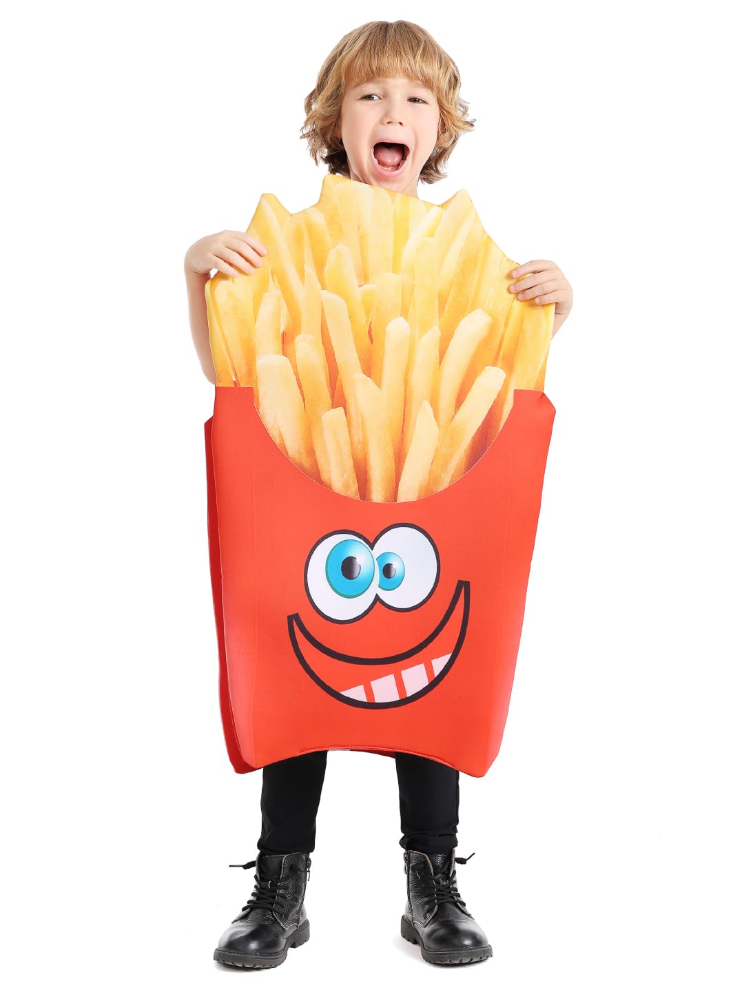 Seasons Halloween Costume Children Hamburg Costume French Fries Costume (French Fries Costume4-8T),Red,Medium