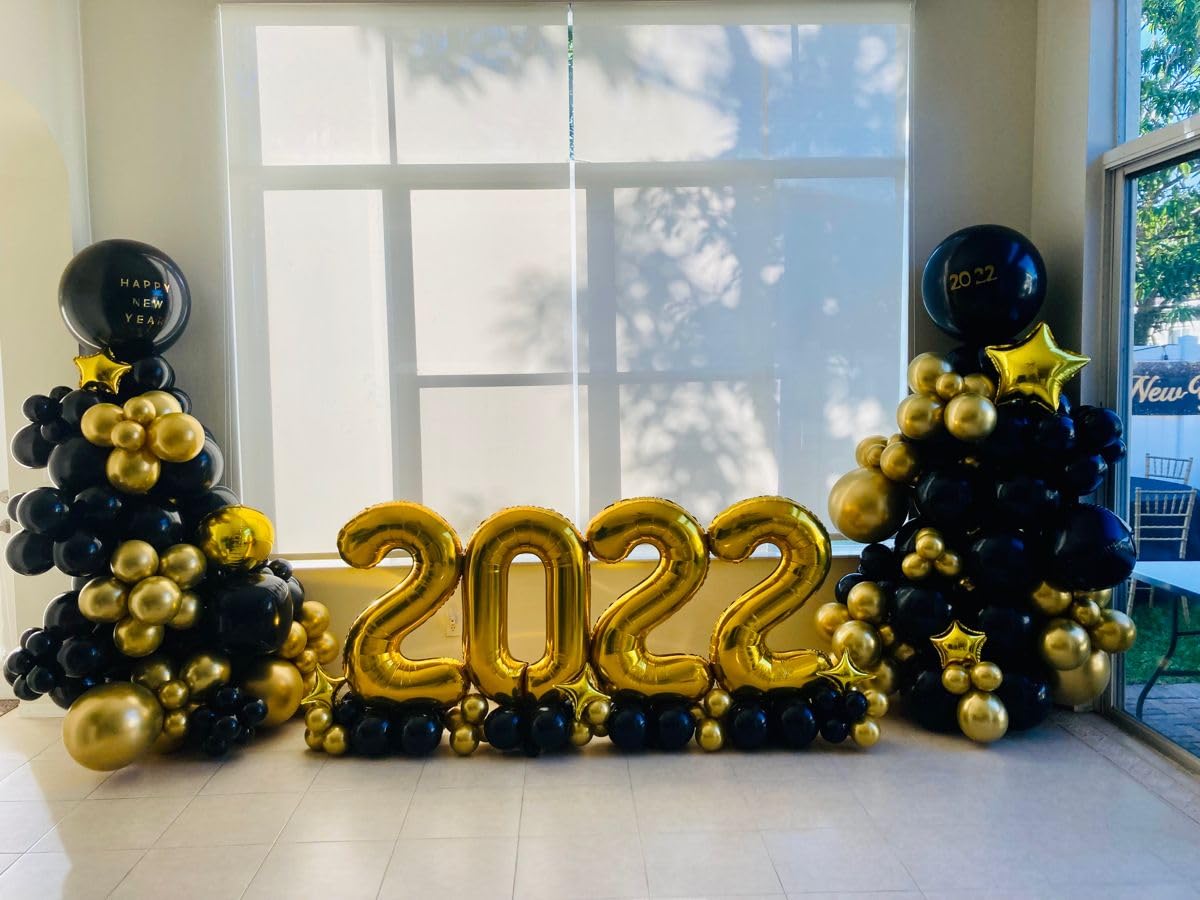 Number Balloon 40 Inch Gold Birthday Decorations, Number 2 Balloon 12 21 22 23 25 26 28 29 Birthday Party Decorations For New Ye
