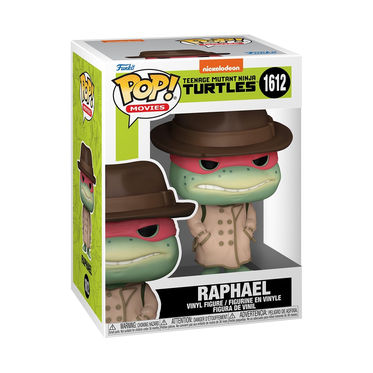 Funko POP! TMNT Raphael with Coat & Hat - Collectible Vinyl Figure - Multicolor - Model 76048 - Official Merchandise for Kids & Adults