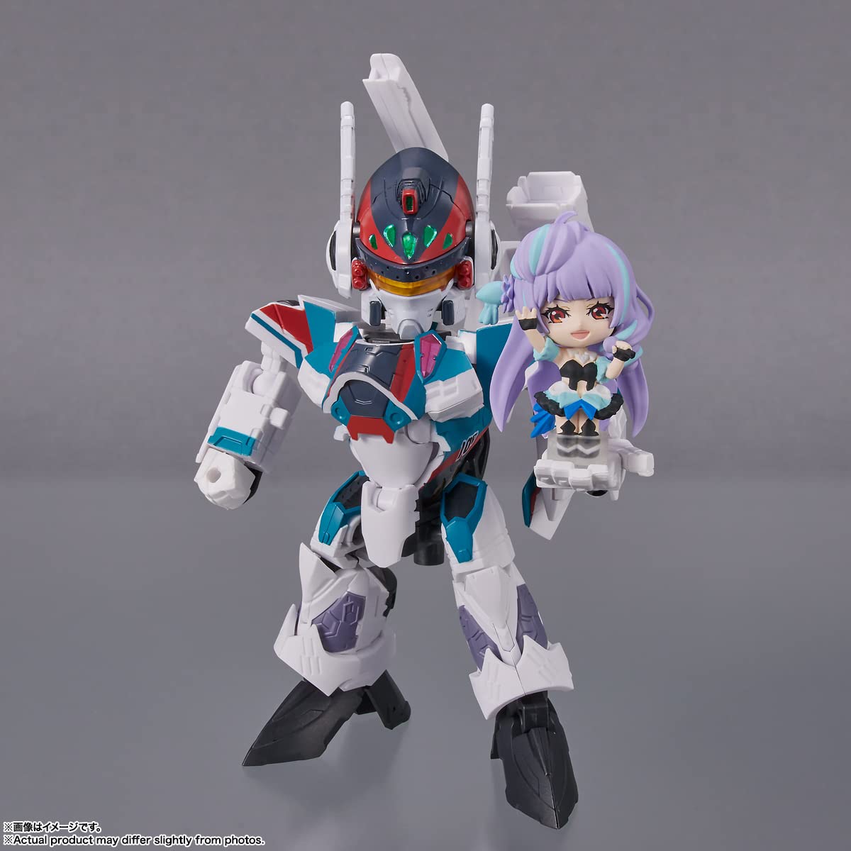 Tamashii Nations - Macross Delta - Vf-31S Siegfried (Arad Molders Use) With Mikumo Guynember, Bandai Spirits Tiny Session Action Figure