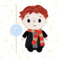 KIDS PREFERRED Ron Weasley Plush Toy, 6" Soft Stuffed Animal for Kids, Multi-color, Perfect Gift for Toddlers