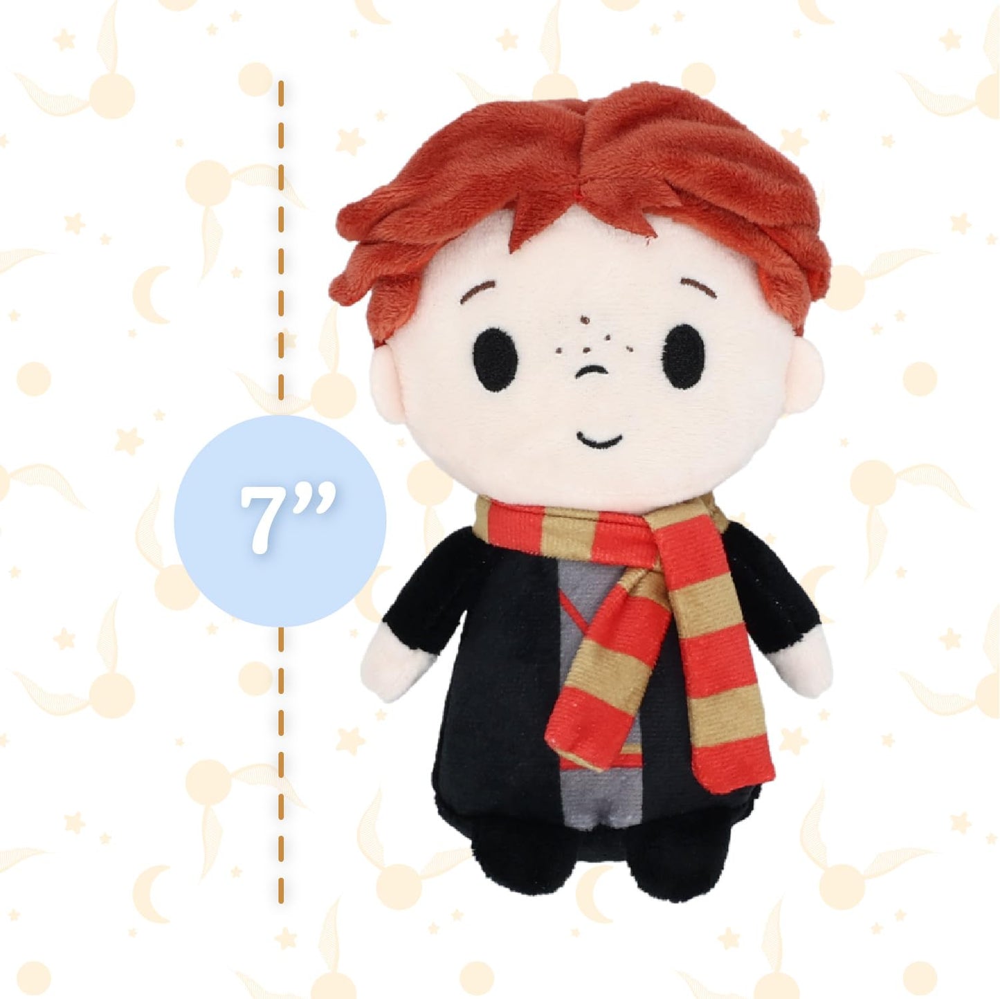 KIDS PREFERRED Ron Weasley Plush Toy, 6" Soft Stuffed Animal for Kids, Multi-color, Perfect Gift for Toddlers