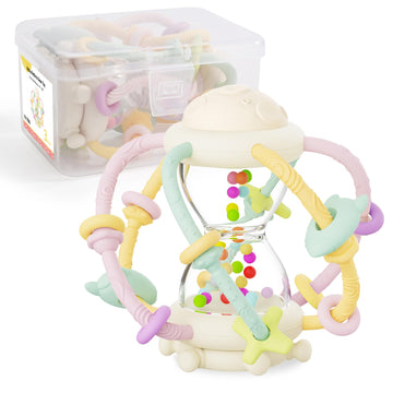 Socub Baby Montessori Sensory Toys For 0-6 6-12 Months, Food Grade Teething Toys For Babies 3-6 6-12 12-18 Months, Newborn Infan
