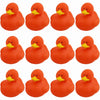 Fun Express Rubber 2 Solid Color Duckies - 12 Ducks (Orange)