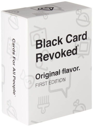 Black Card Revoked Trivia Game - Original Flavor, Small Size, Black - Celebrate Black Culture at Cookouts & Game Nights