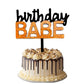 Party Decorz Birthday Babe Cake Topper |5 Inch, 1Pcs Black & Golden Double Color Acrylic Birthday Babe Cake Topper/Cupcake Toppe