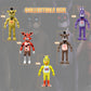 Lasama Action Figures Set, 5 Pcs Game Figures Toys With Light, Movable Toys Dolls With Light, Collectible Gifts And Cake Toppers