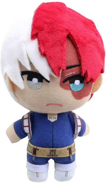 Groydbna MHA Anime Plushie Cute Plushie Hero Cosplay Plushies Plush Toy Stuffed Keychain Doll, 5.9'' Red, One Size