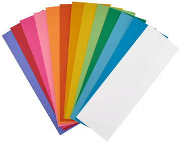 Hygloss Products Bright Blank Flash Cards - Great Study Tool - Multitude Of Uses - 8 Each Of 12 Assorted Colors + 4 White - 3   