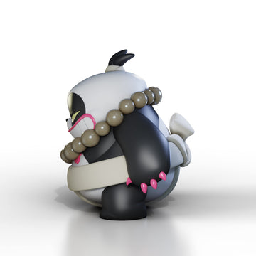 Qmx Ozeki Panda Qrew Art Vinyl,Black & White