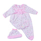 Cute Reborn Baby Dolls Clothes Girl 18 Inches Outfits Sets For 16-17-18 Inches Newborn Baby Girl Dolls