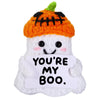 Halloween Boo Basket Stuffers for Women Him, Gifts for Boyfriend Girlfriend, Youre My Boo Handmade Crochet Ghost Gifts, Hallowe