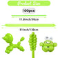 Hykjnbw Light Green Long Balloons For Balloon Animals, 260 Balloons Art Kit For Twisting, Skinny Modeling Balloons Supplies For