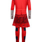 Gftybcst Princess Red Costume For Girls - Rise Red Jumpsuit Kids Dress Up Outfits For Halloween & Birthday Parties - Cosplay 5-1