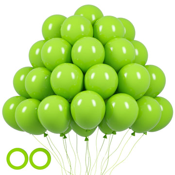 Voircoloria 105Pcs Lime Green Balloons 12Inch Party Latex Balloons For Boys Girls Birthday Baby Shower Gender Reveal Wedding Sun