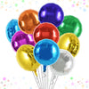 TONIFUL 30Pcs 18 Inch Round Balloons Large Colorful Round Shape Foil Balloons Big Colorful Round Helium Mylar Balloons for Birth