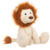 Apricot Lamb Toys Plush Corduroy Lion Stuffed Animal Soft Cuddly Perfect For Child (Corduroy Lion 8.5 Inches)