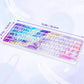Nitoy Keyboard Bubble Fidget Sensory Toy Big Size Galaxy Color Push Pop Fidget Toy Stress Reduce Anxiety Relief Bubble Popper Si