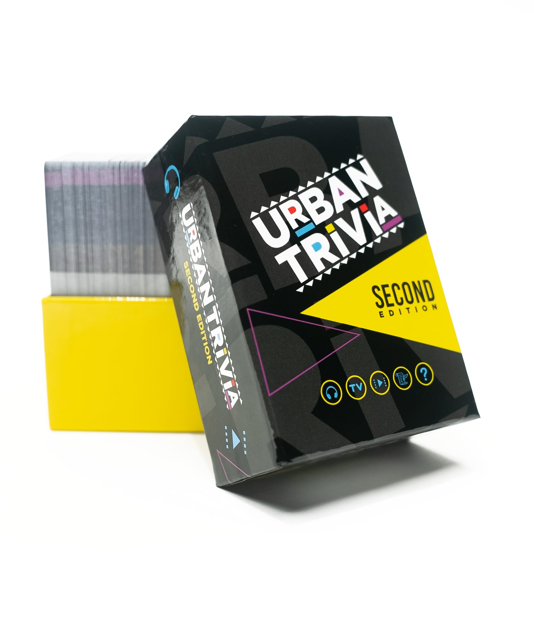 Urban Trivia Game 2nd Edition - Black Card Game for The Culture! Fun Trivia on Black TV  Movies  Music  Sports  & Growing Up Black! Great Trivia for mature-themed Game Nights and Family Gatherings