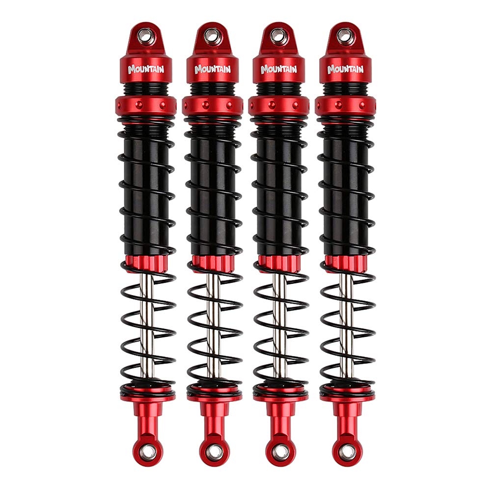 INJORA RC Shock Absorber Set 4pcs RC Dampers for 1/10 RC Crawler Axial SCX10 90046 AXI231017 TRX-4 D90 (120mm)