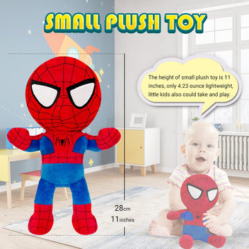 Lasama Superhero Plush Toy, Hero Plushie, 11 Inch Collectible Doll Stuffed With Cotton Tight Stitches For Toddlers As Gift Decoration In Birthday Party, Christmas, Children'S Day