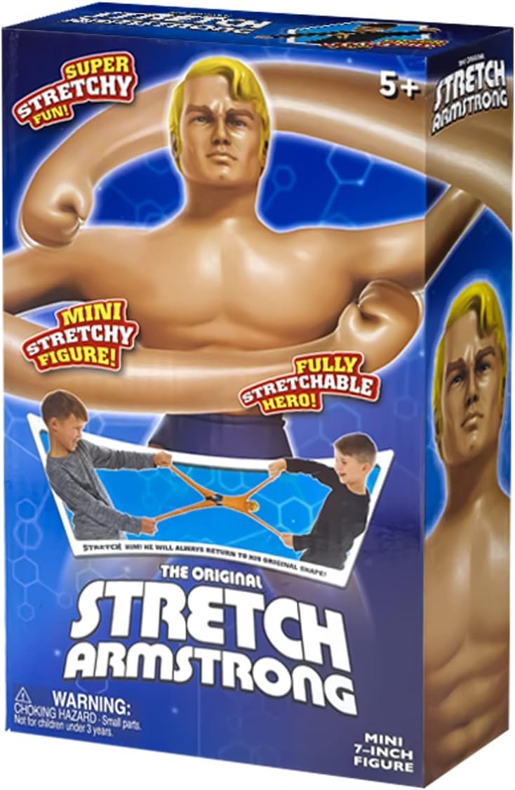 STRETCH ARMSTRONG Stretchable Action Figure Toy - Multi-color, 1 ct, Rubber, Model 06452