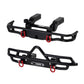 INJORA CNC Aluminum Front and Rear Bumper for 1/18 RC Crawler FMS FCX18 LC80 Upgrade