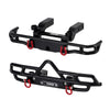 INJORA CNC Aluminum Front and Rear Bumper for 1/18 RC Crawler FMS FCX18 LC80 Upgrade