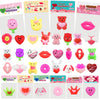 24 Pack Valentines Day Gifts Card With Mochi Squishy Toys Mini Cute Squeeze Toy Stress Reliever Anxiety Packs For Kids Girls Boys Valentine'S Party Favor Valentines Day Cards Gift(Valentine'S Day)
