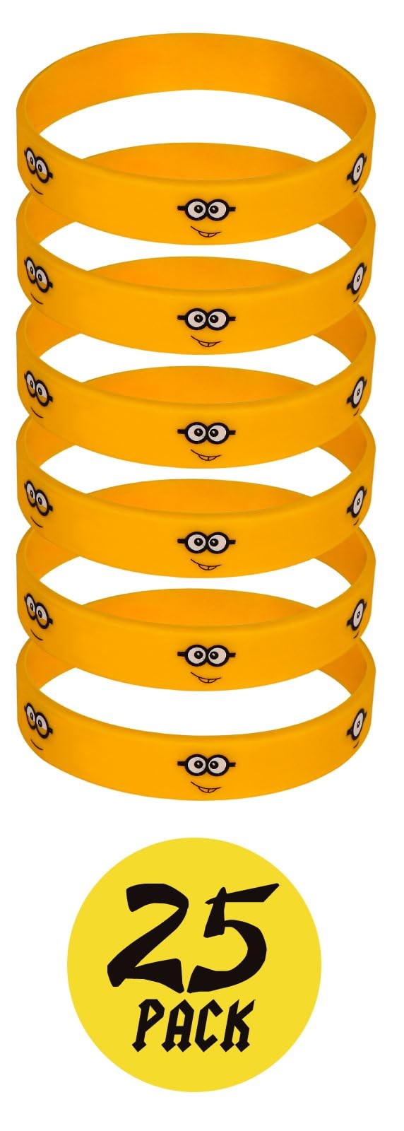 SunnySide Products Yellow Cartoon Party Favor Supplies, Birthday Celebration Decorations Gift Despicable Theme Treat Loot Goody 