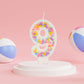 FAMGift Number 9 Birthday Candle - Colorful Macaron Candles, 9 Candle Birthday Girl Women, Sweet Theme Birthday Party Supplies,